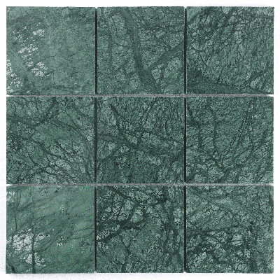 Natural Marble Polished Square Grid Mosaic Wall & Floor Tile