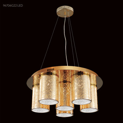 Gold Leaf 6 - Light Pendant