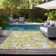Altair Washable Floral Indoor / Outdoor Rug