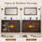 48" Bathroom Vanity With Sink, Faucet, Mirror, Sliding Barn Door, And Drawers-377854939-388699291