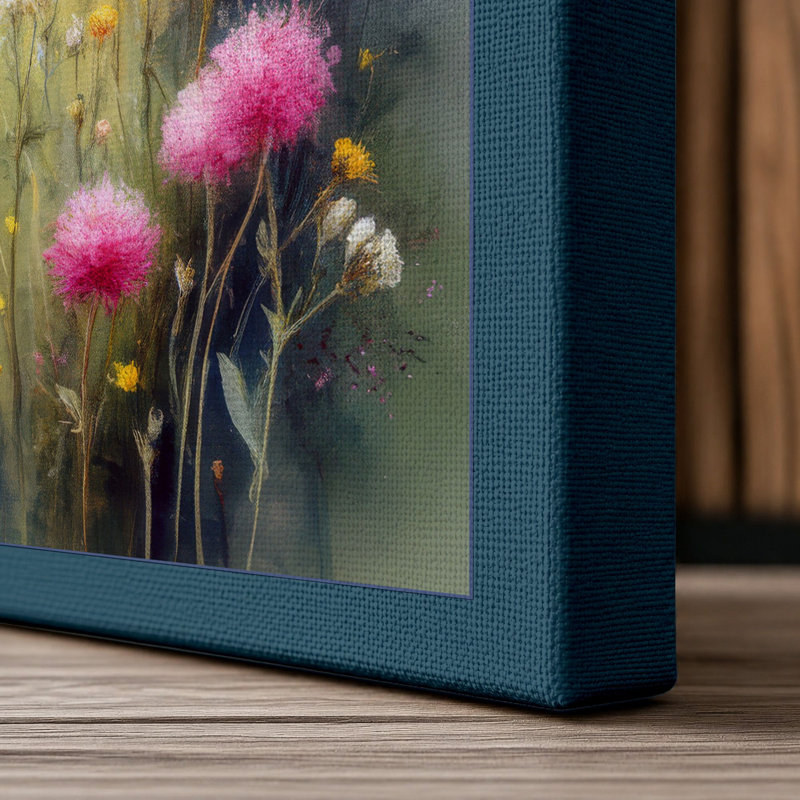 Print, 36x24 - 91.4 x 61.0 cm, Teal Border