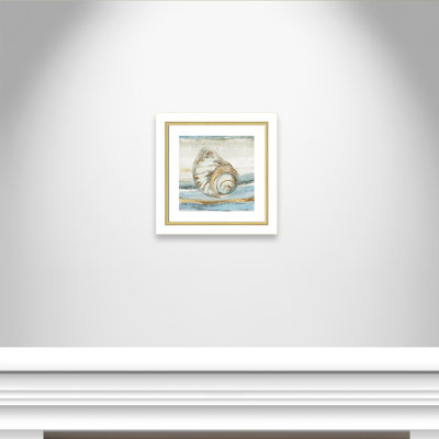Ayara 'Pacific Touch II' Framed Acrylic Painting Print