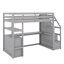 Lit mezzanine simple avec bureau et tablettes-1499608166