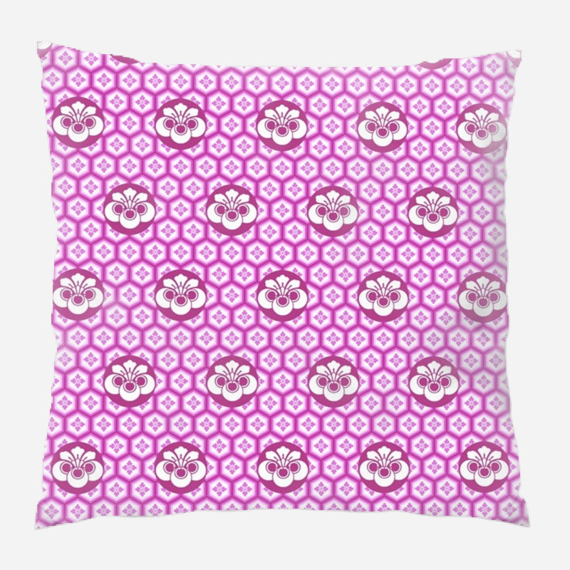 Paulownia Flowers Throw Pillow, Indoor