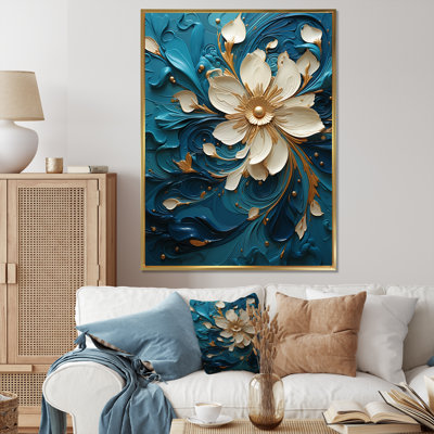 Gahn " Majestic Motion Teal Spiral II "