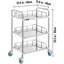 Chariot utilitaire avec roues H 33,2 po x l 23,4 po