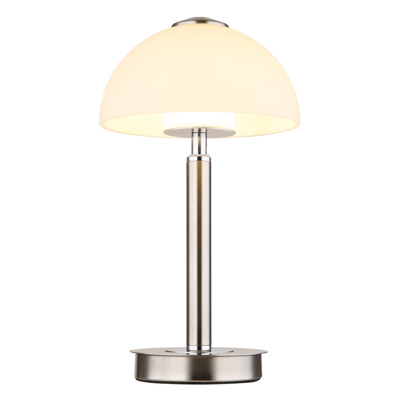 Chemeka Metal Table Lamp, Silver, White