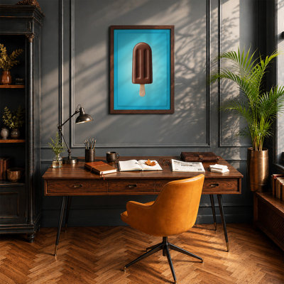 Chocolate Ice Lolly Minimalist - Print