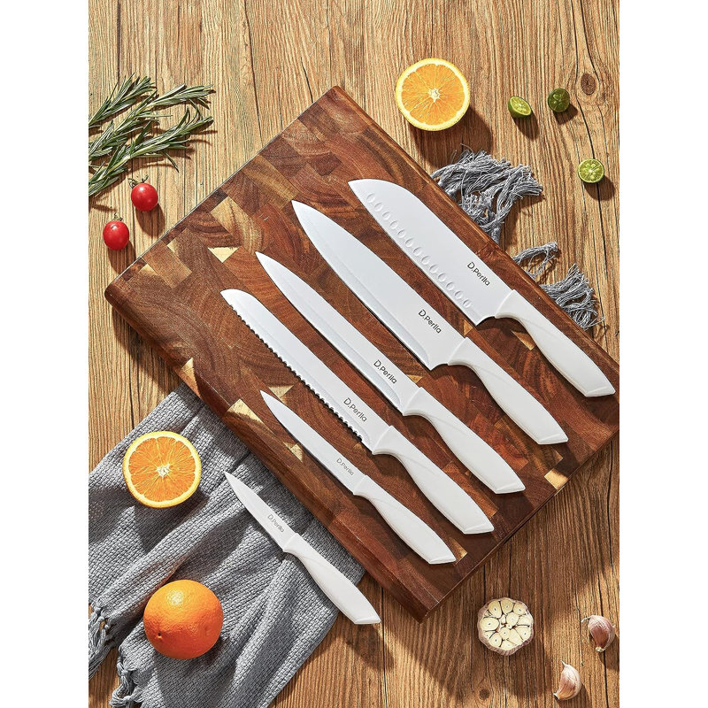 16 Pcs Kitchen Knife Set, Stainless Steel, Rust Resistant