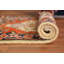 Tapis décoratif géométrique traditionnel indien 2x3