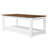 3-Piece Coffee and End Table Set with Angled Legs in White-2066043548