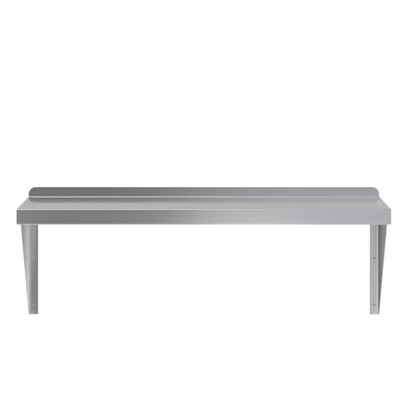 Tablette murale en acier inoxydable AmGood, H 16 po x l 36 po x P 14 po