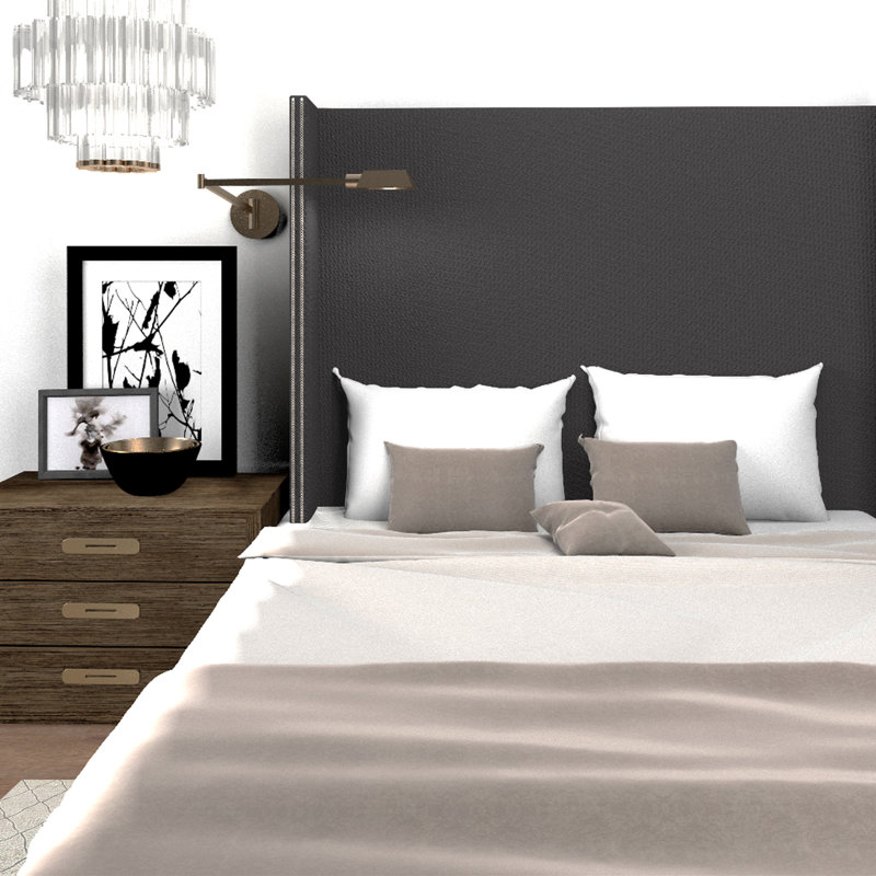 Kaiser Bed, Queen, Plush Velvet Alabaster