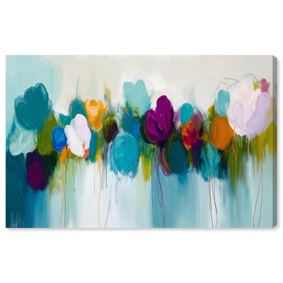 Art, art floral sur toile