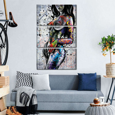 Impression sur toile Urban Body Art