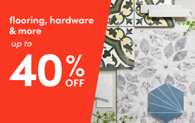 flooring, hardware & more on clearout