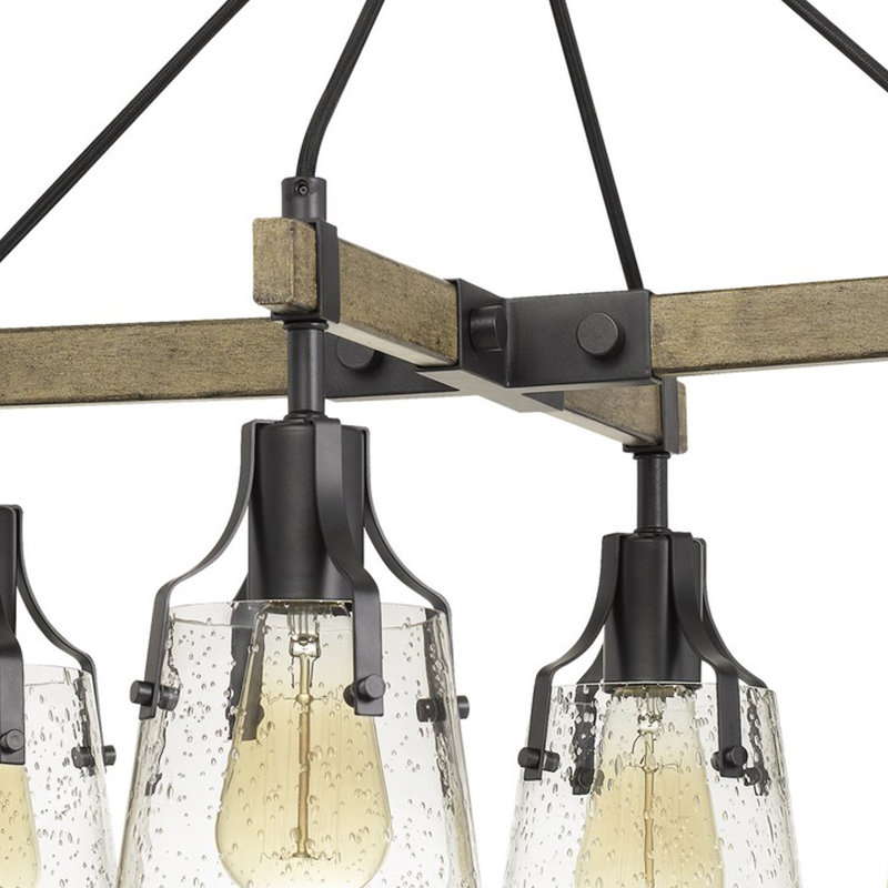 Lustre cylindrique unique à 4 lumières Payson
