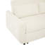 Lit 2 places beige avec structure stable et abri de salon escamotable-2138682086