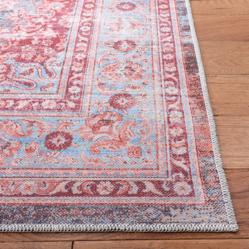 Hallel Performance Machine Washable Oriental Rug, Rectangle 9' x 12'