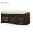 Rustic Storage Bench With 3 Removable Classic Rattan Basket , Entryway Bench With Removable Cushion-766084850