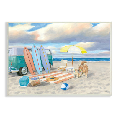 Summer Beach Scene