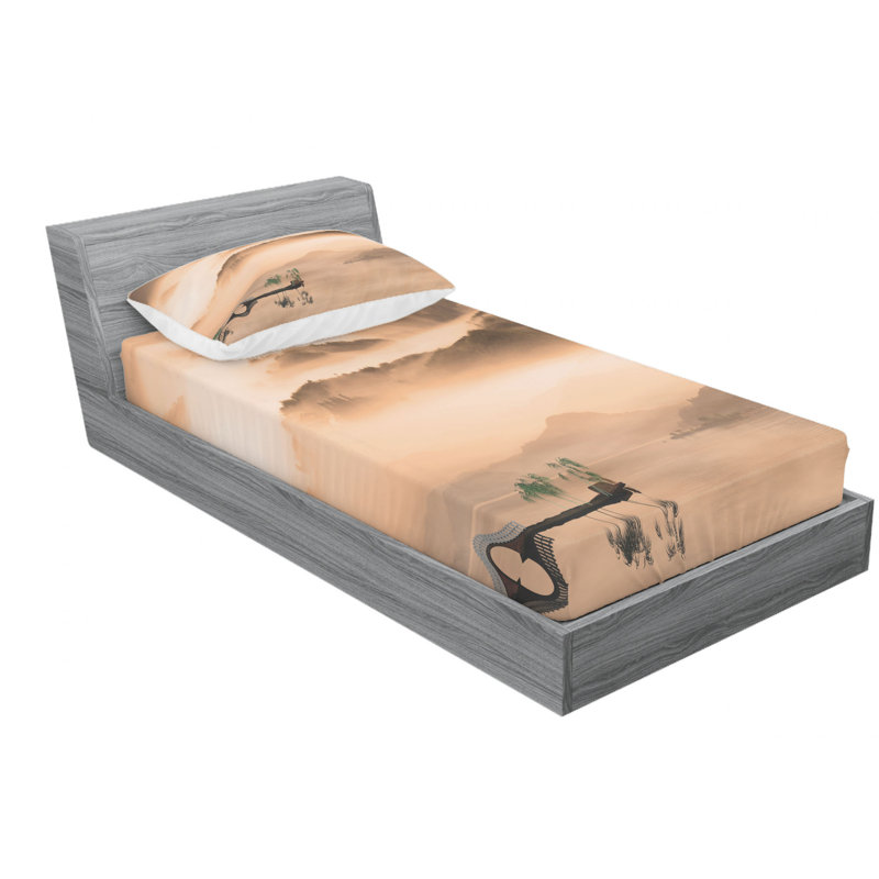 Microfiber Sheet Set, Twin XL Sheet Set with Fitted Sheet