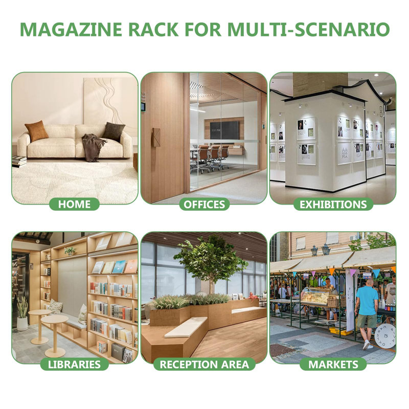 Kaulton Bamboo Free Standing Magazine Rack