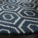 Forsberg Hand-Tufted Wool Navy/Ivory Area Rug