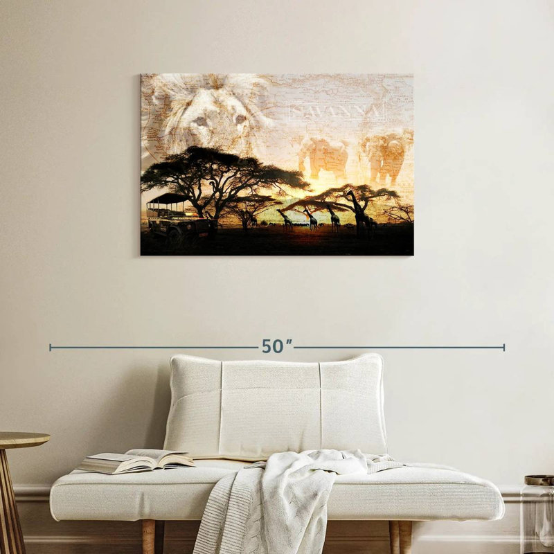 Ravi Savanna, 24" H x 36" W