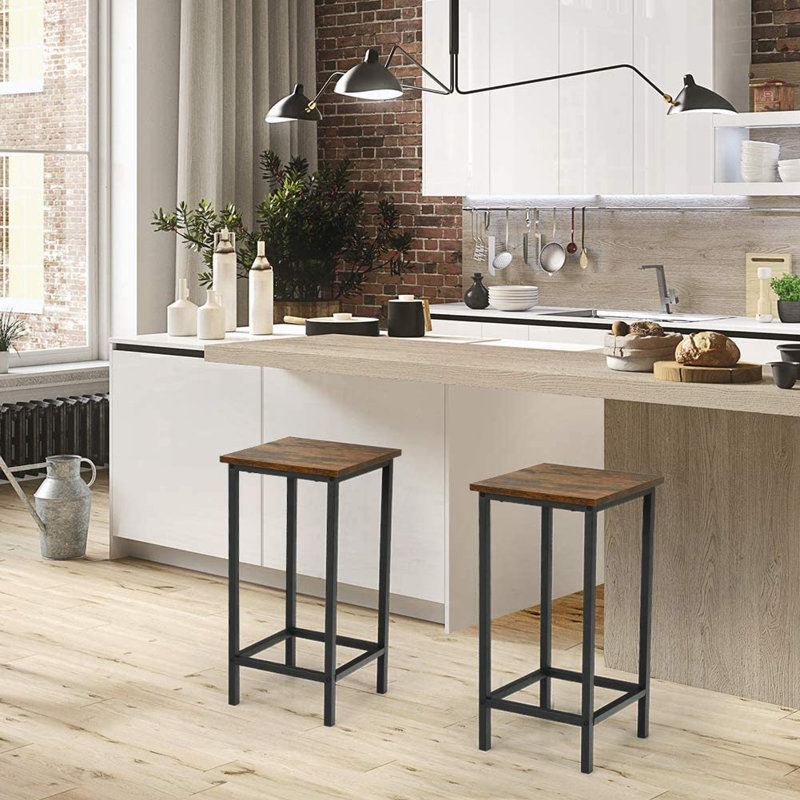 Caressa Counter Stool with Metal Frame