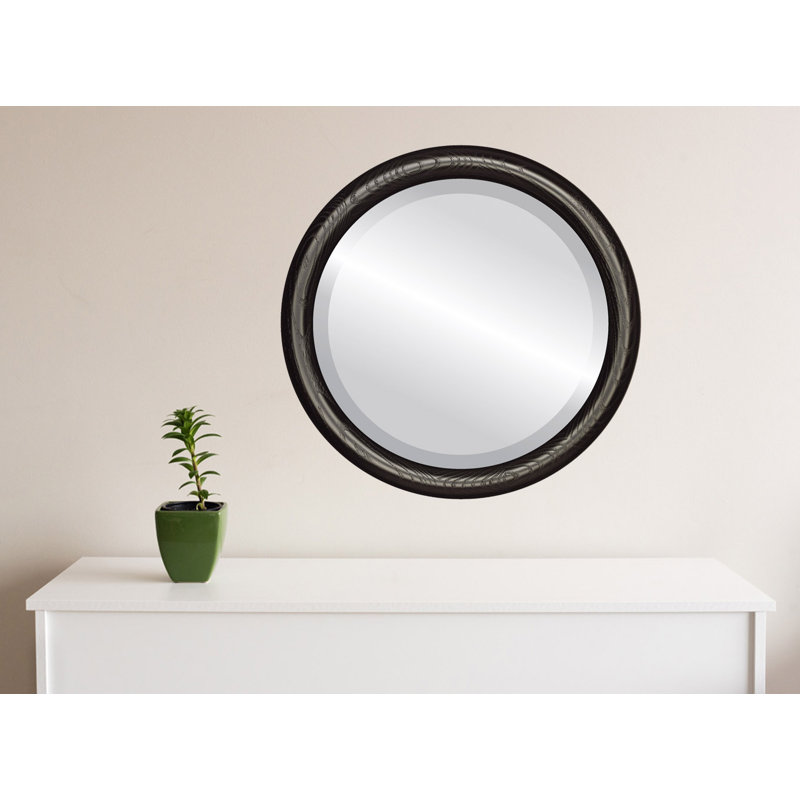 Wincanton Solid Wood Round Mirror, 20" H x 20" W