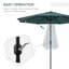 Midwest 295cm Tilt Market Parasol-775477799