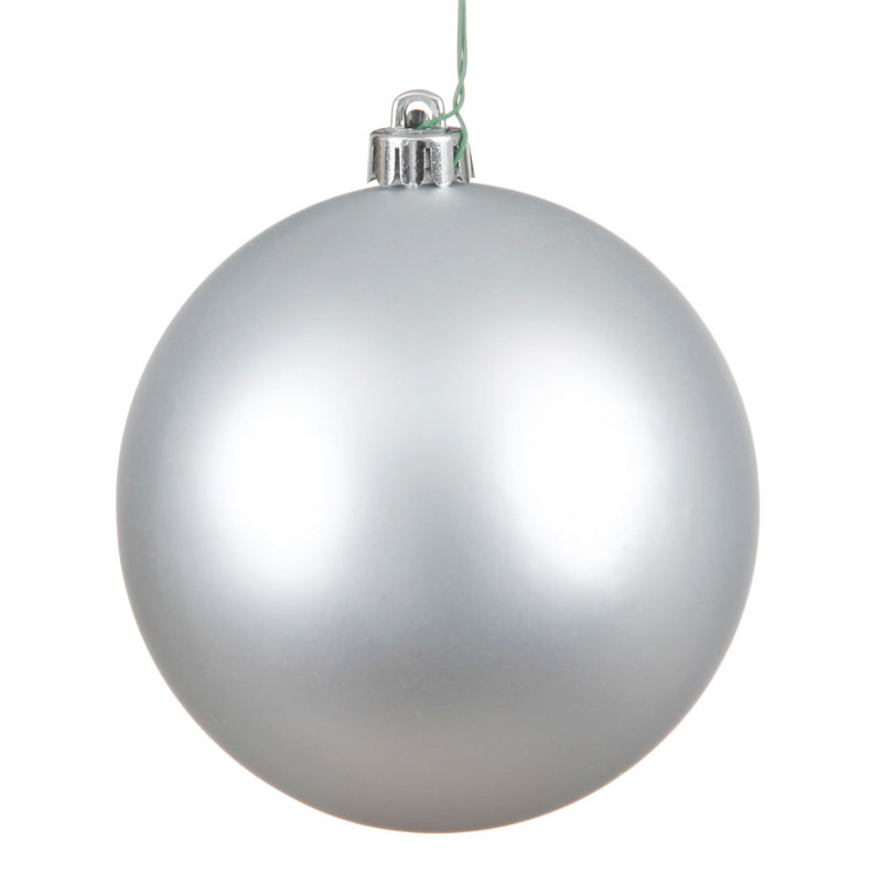 Ornement boule Décor, Argent, H 15,75 po x l 15,75 po x P 15,75 po