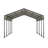 12 Ft. W x 20 Ft. D Carport with Galvanized Steel Roof