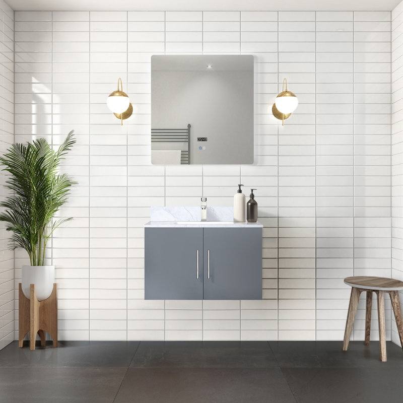 Meuble-lavabo gris foncé 30 po X P 22 po D, Gris foncé
