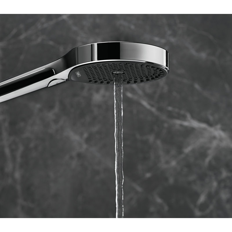 Hansgrohe Rainfinity Handheld 3-Jet Showerhead 130, Chrome, 1.75 GPM