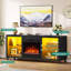148cm W TV stand cabinet with electric fire, 6800 BTU for rooms up to 30 sq. m.-922077848
