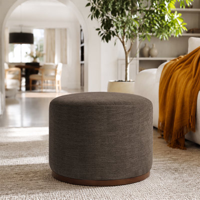 Pouf pivotant rembourré 22,5 po