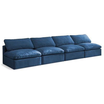 Atis 140'' Velvet Sofa