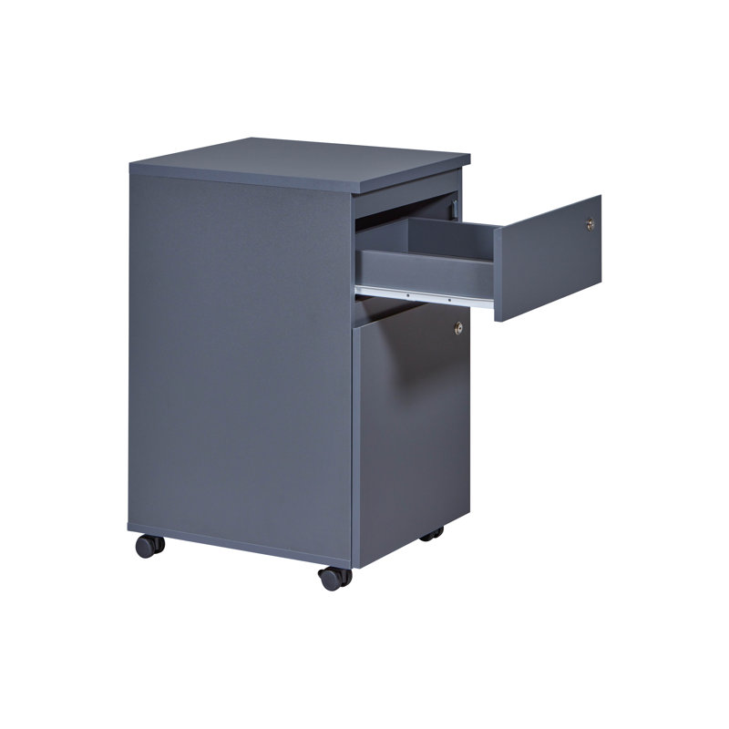 Kiplin 1 Door 1 Drawer Storage Cabinet