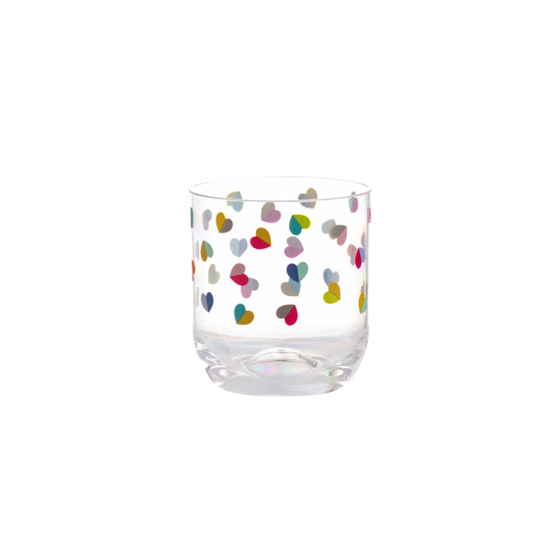 Mini Confetti 400ml Drinking Glass