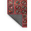 Tapis géométrique rouge / brun-200592352