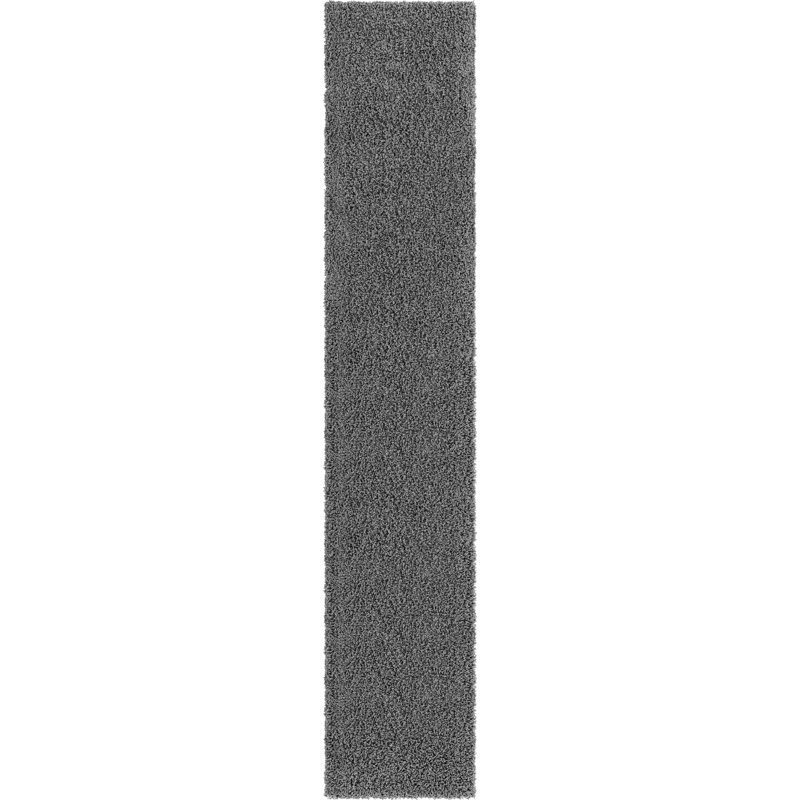 Tapis gris Renesha, Tapis de couloir 2 pi 6 po x 13 pi