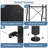 68" Industrial Over-the-Toilet Storage Rack, 4-Tier Space-Saving Bathroom Organizer with Manufactured Wood Shelves and Metal Frame, Black-249815911-244257095