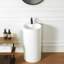 Lavabo de salle de bain à piédestal à surface solide 66S-08