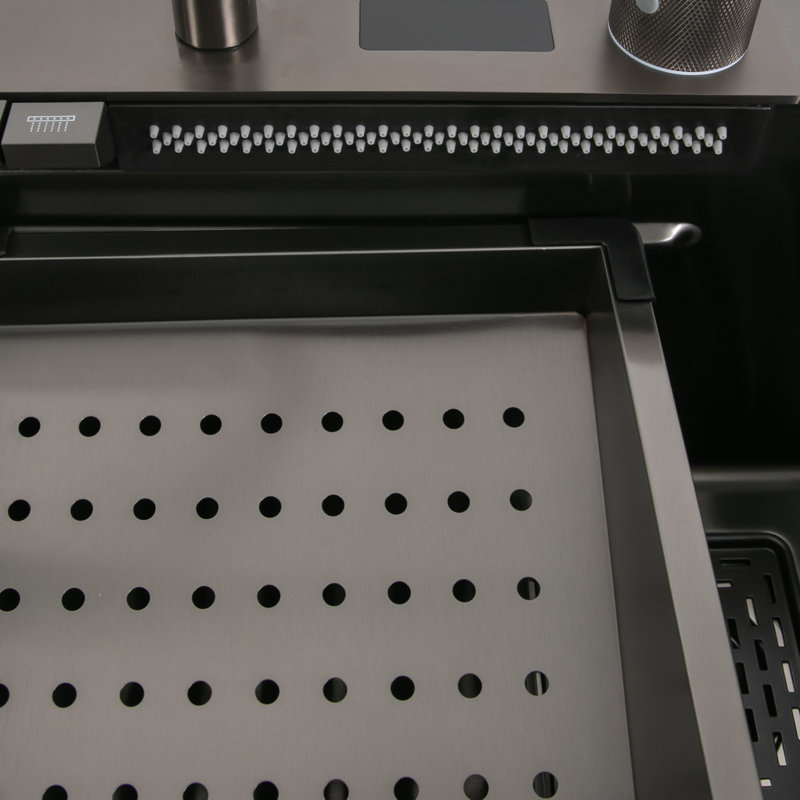 32'' L Drop-In Single Bowl Metal Kitchen Sink