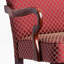 Fauteuil à col-de-cygne rouge