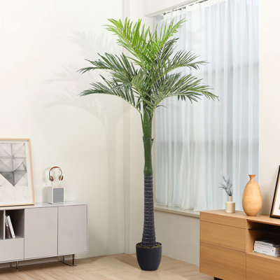 220cm Faux Palm Tree Tree in Freestanding