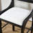 Stylish Farmhouse Upholstered Solid Wood Barstools With Metal Stirrups, Low Barstools With Cutout Solid Wood Backs Set Of 2-1293900878