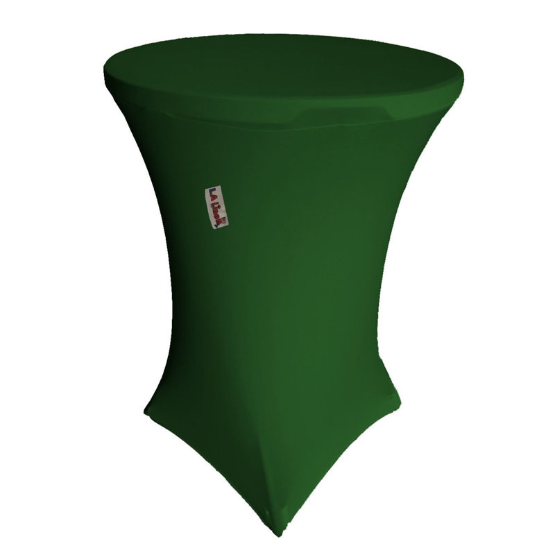 Round Tablecloth, 36" R x 42" H, Emerald Green